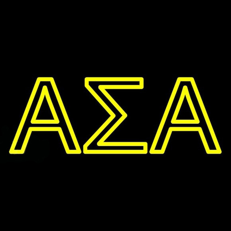 Alpha Sigma Alpha Enseigne Néon