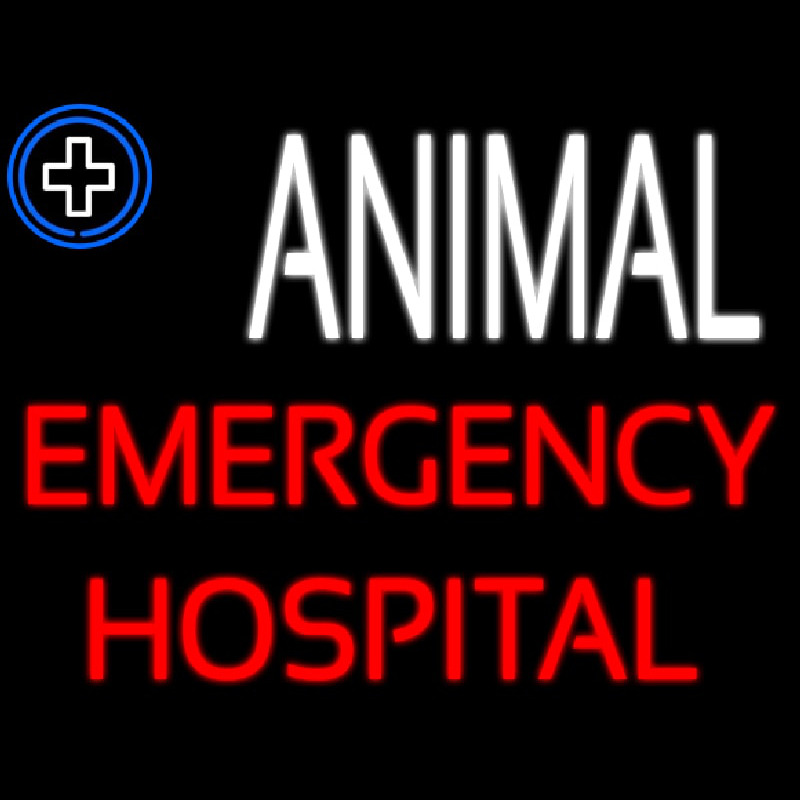 Animal Emergency Hospital Enseigne Néon