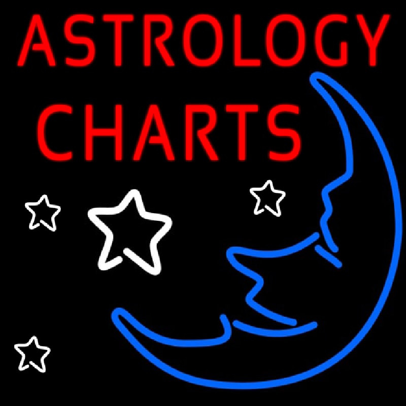 Astrology Charts Enseigne Néon