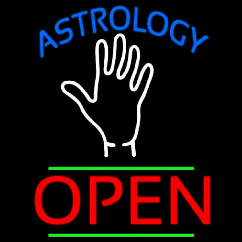 Astrology Open Enseigne Néon