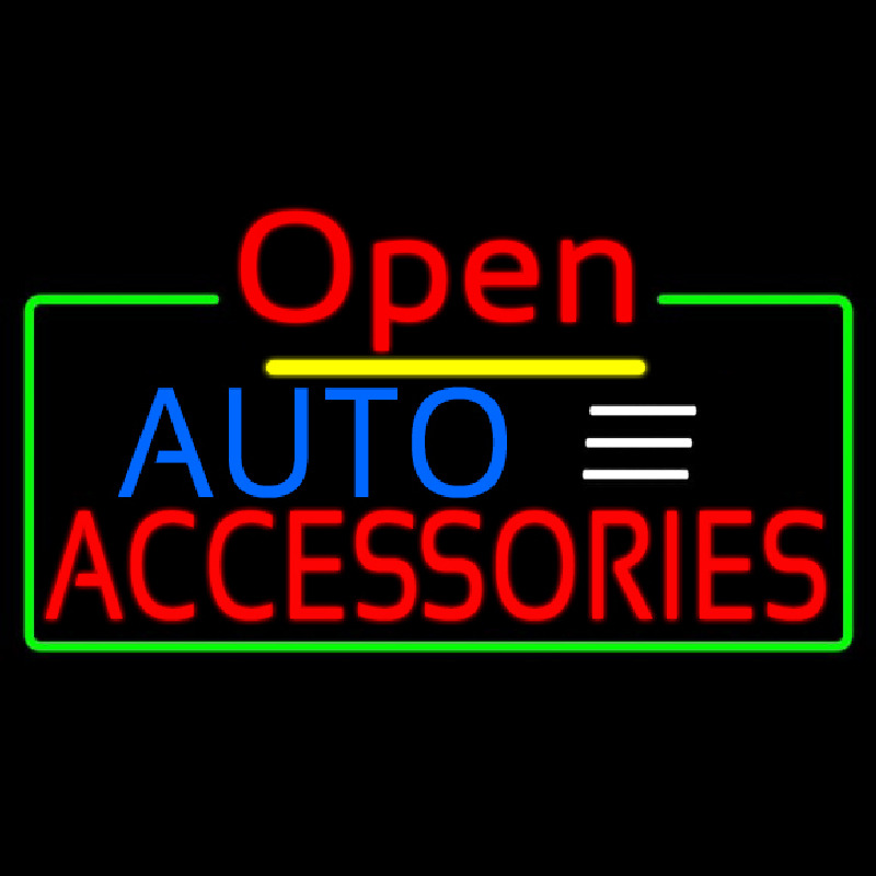 Auto Accessories Enseigne Néon