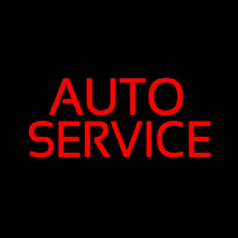 Auto Service Enseigne Néon