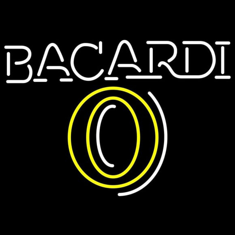 Bacardi O Rum Sign Enseigne Néon