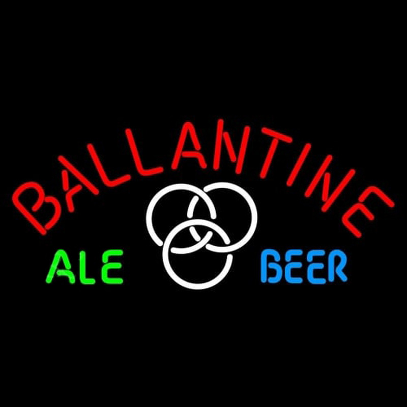 Ballantine Ale White Beer Enseigne Néon