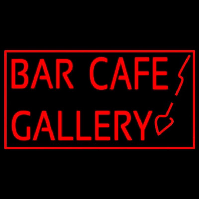 Bar Cafe Gallery Enseigne Néon