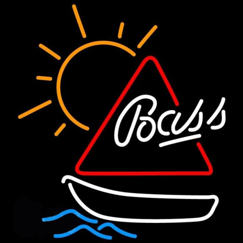 Bass Sailboat Enseigne Néon