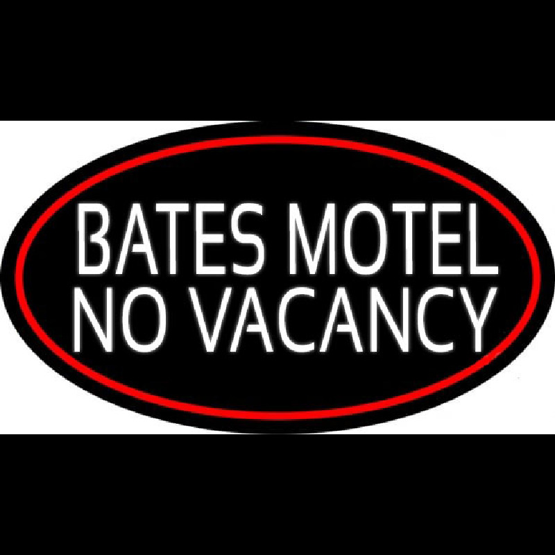 Bates Motel No Vacancy Enseigne Néon