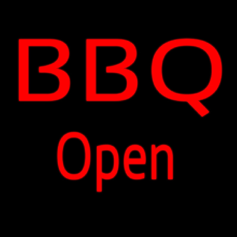 Bbq Open Enseigne Néon