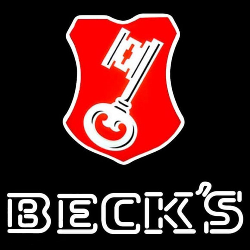 Beck Key Label Beer Sign Enseigne Néon