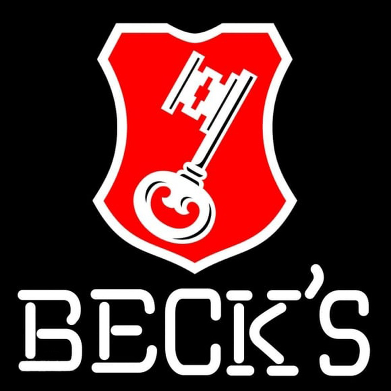 Beck Key Label Beer Sign Enseigne Néon