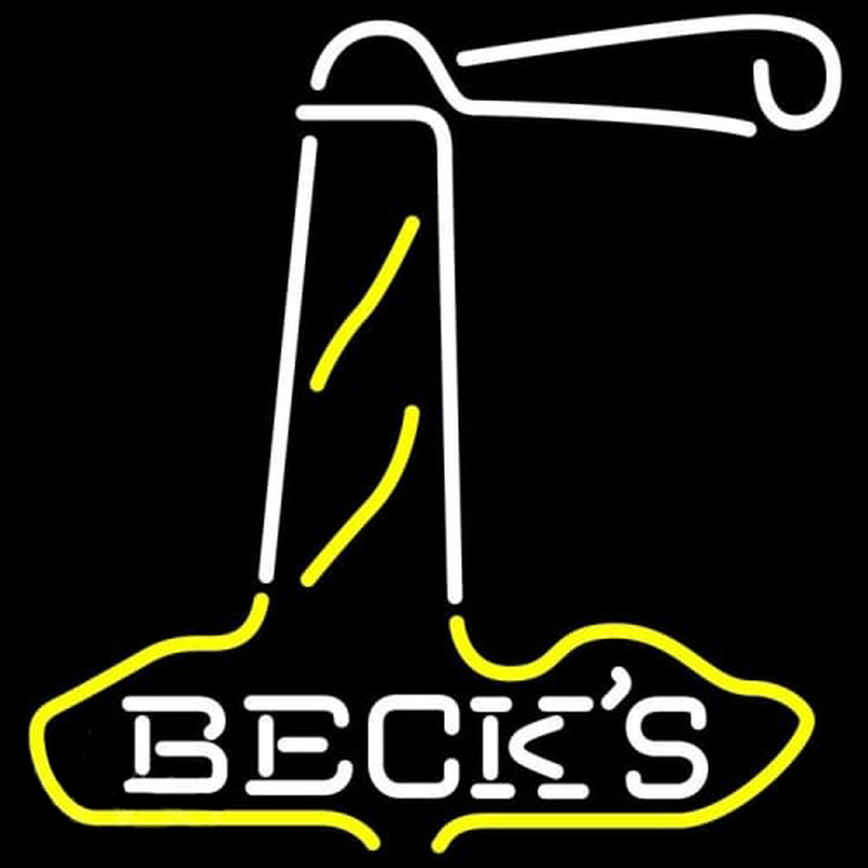 Becks Light House Beer Enseigne Néon