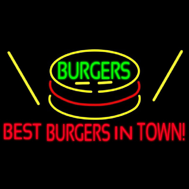 Best Burgers Intown Enseigne Néon