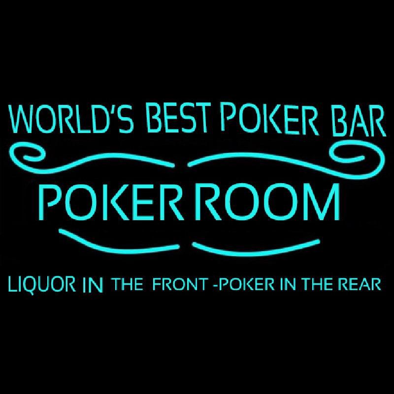Best Poker Room Liquor Bar Beer Enseigne Néon