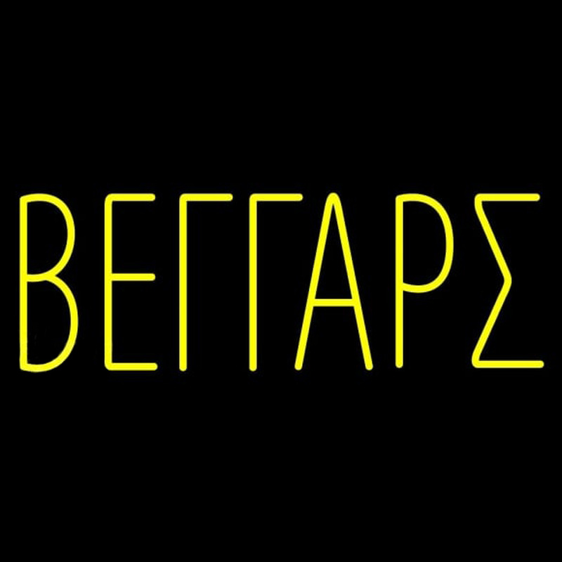 Beta Epsilon Gamma Gamma Alpha Rho Sigma Enseigne Néon