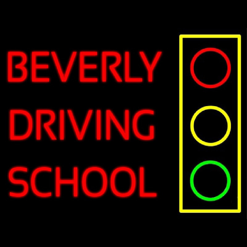 Beverly Driving School Enseigne Néon