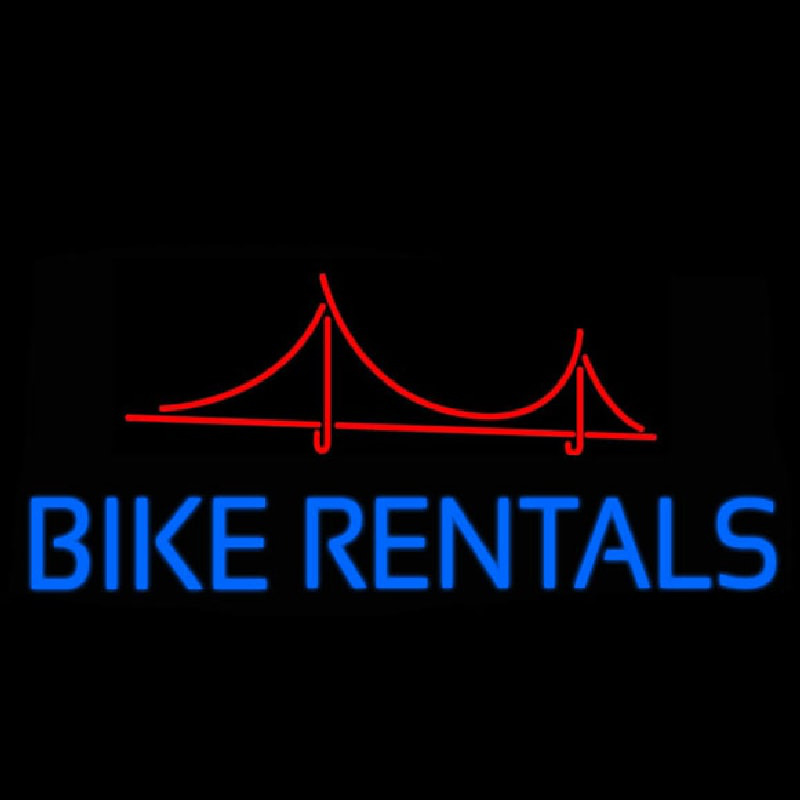 Bike Rentals Enseigne Néon