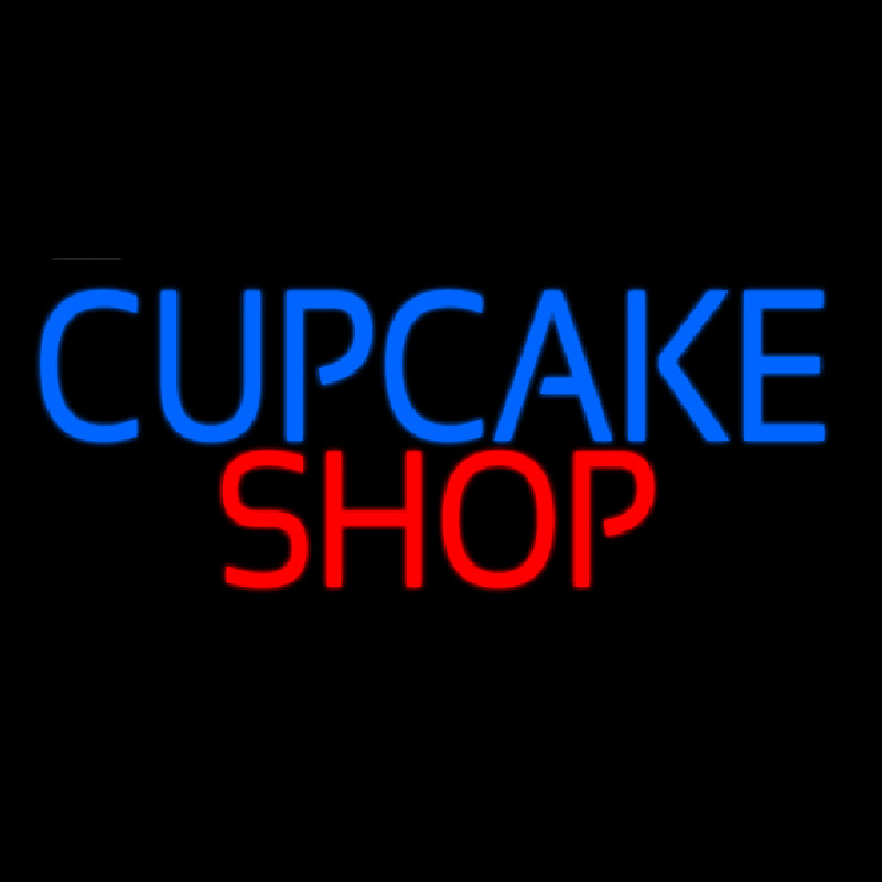 Block Cupcake Shop Enseigne Néon