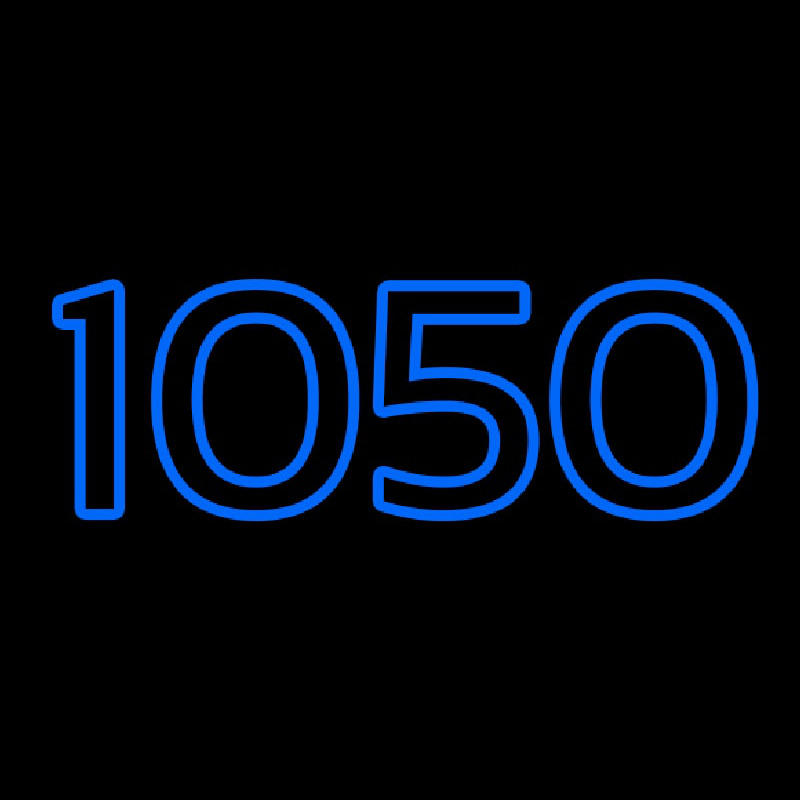 Blue 1050 Enseigne Néon