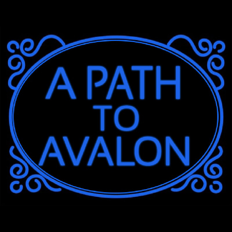 Blue A Path To Avalon Enseigne Néon