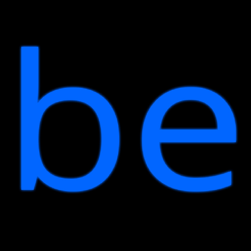 Blue Be Enseigne Néon