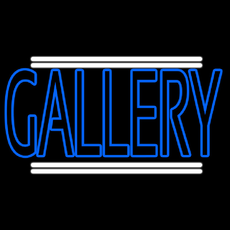 Blue Gallery Enseigne Néon