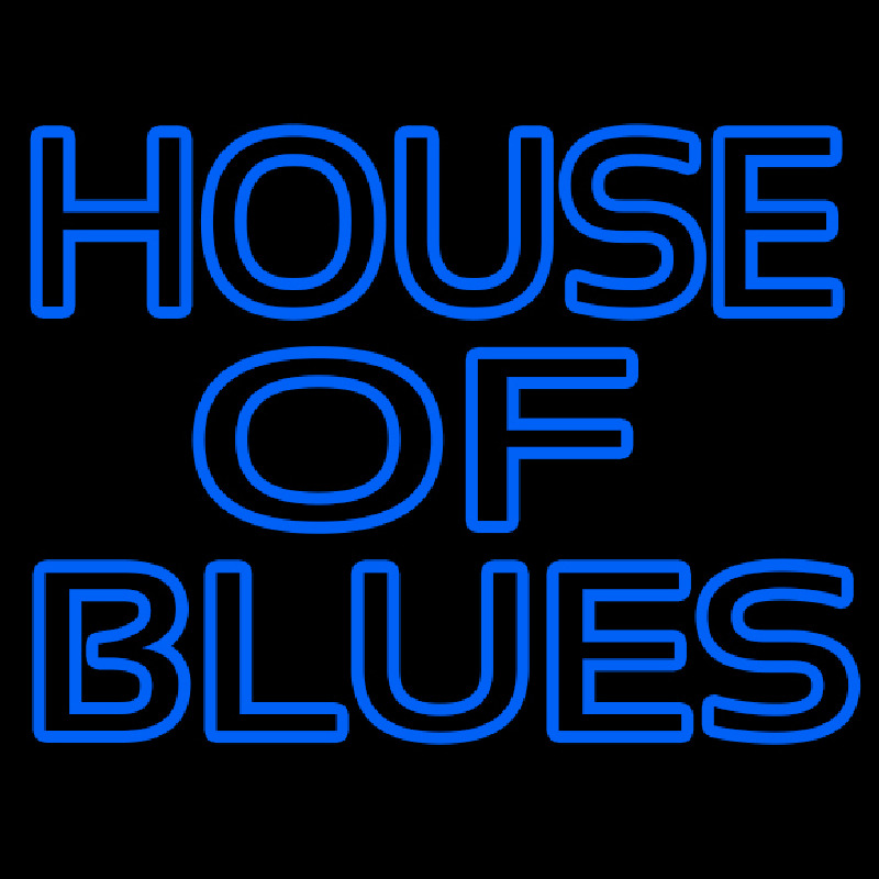 Blue House Of Blues Enseigne Néon