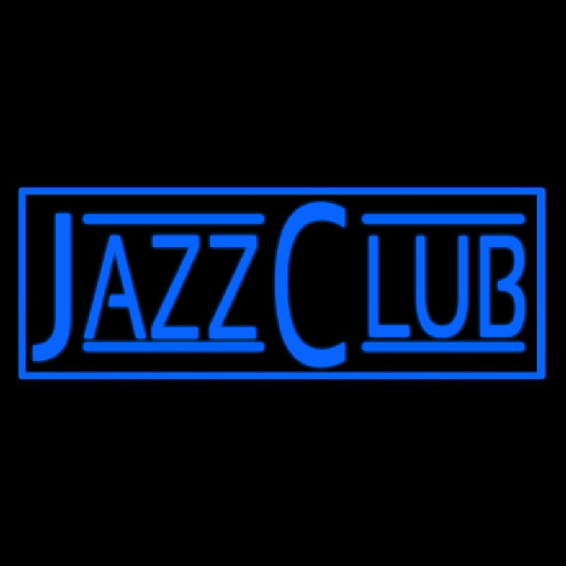Blue Jazz Club Block Enseigne Néon