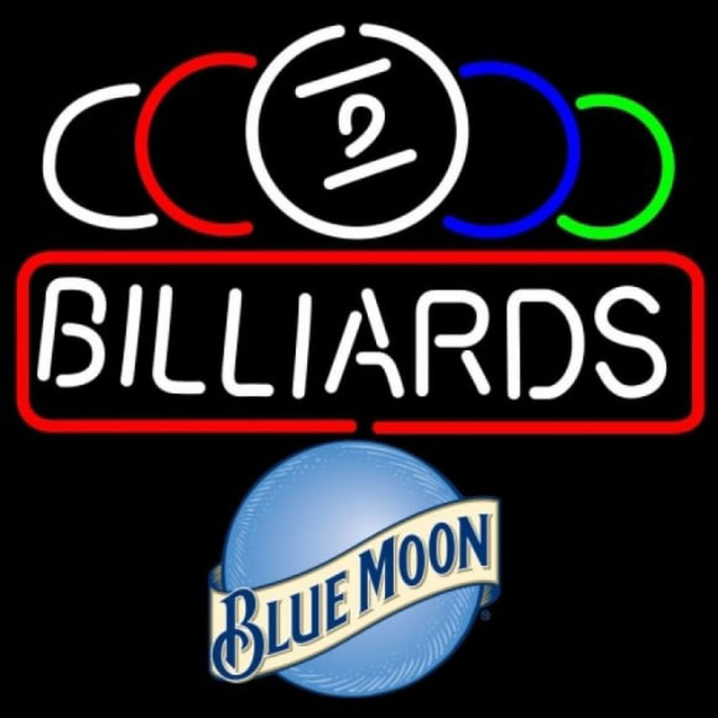 Blue Moon Ball Billiard Te t Pool 24 24 Beer Sign Enseigne Néon