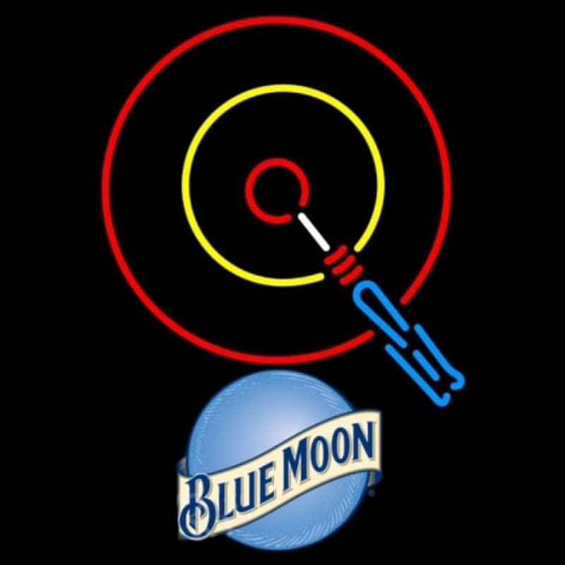 Blue Moon DART Beer Sign Enseigne Néon