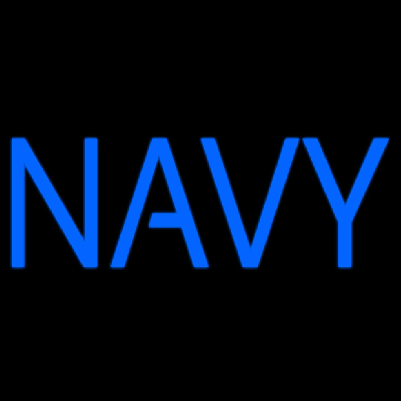 Blue Navy Enseigne Néon