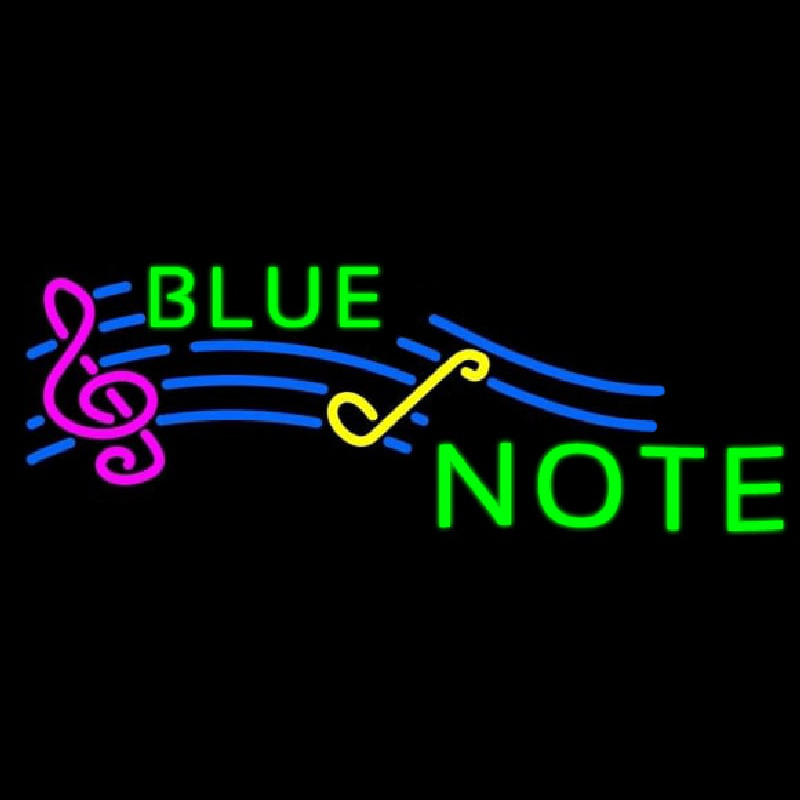 Blue Note 1 Enseigne Néon