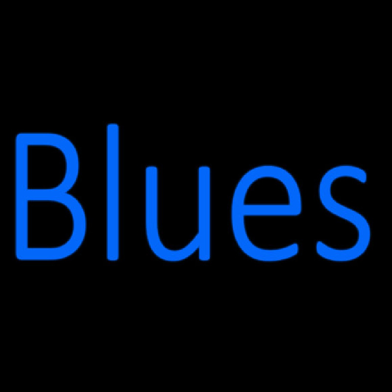 Blues Block 1 Enseigne Néon