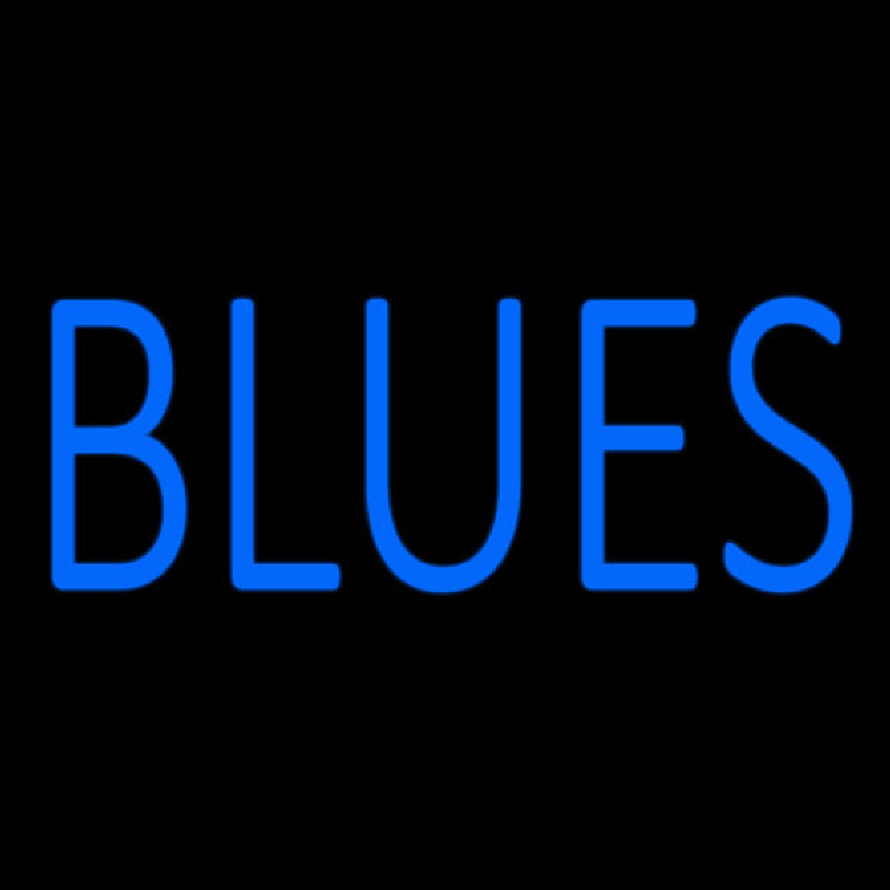 Blues Block Enseigne Néon