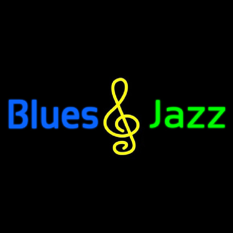 Blues Jazz Enseigne Néon
