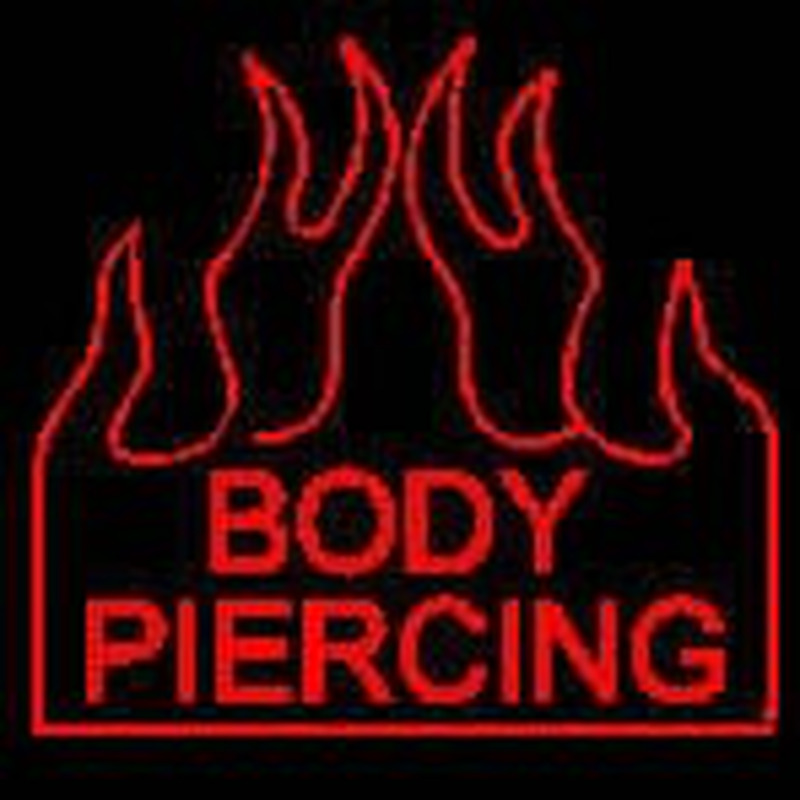 Body Piercing Enseigne Néon