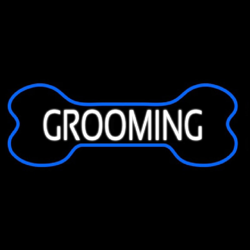 Bone Grooming Enseigne Néon