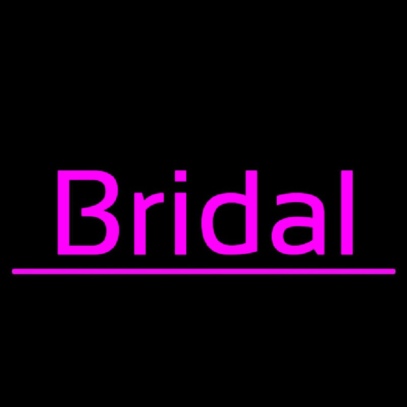 Bridal Cursive Purple Line Enseigne Néon