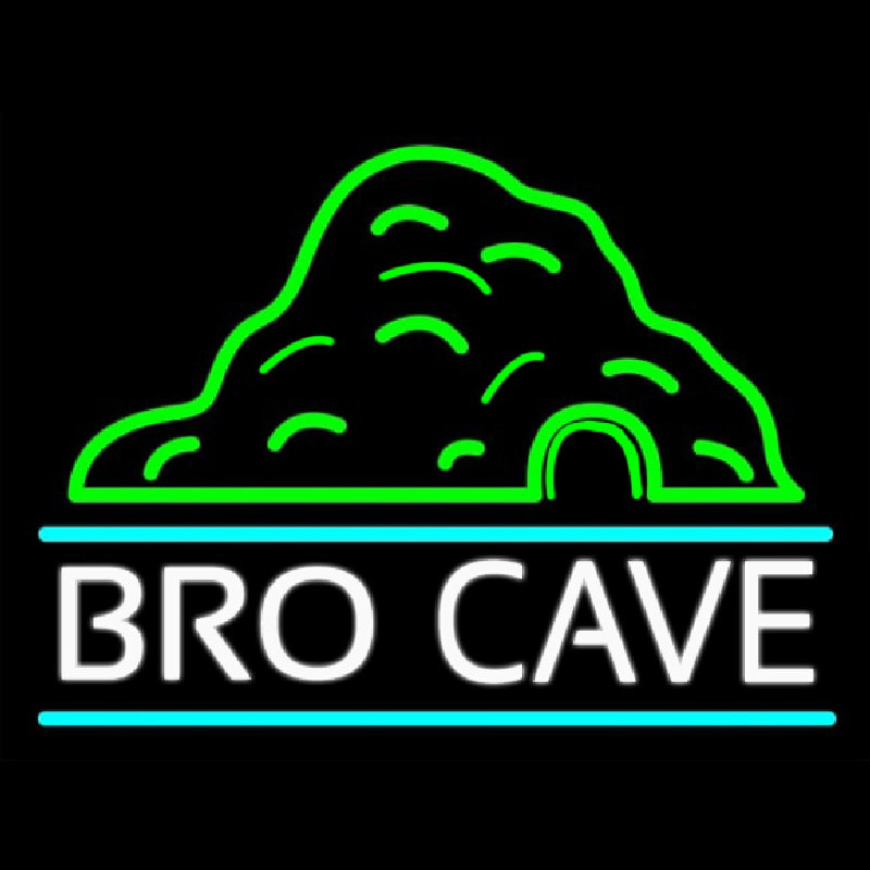 Bro Cave Enseigne Néon