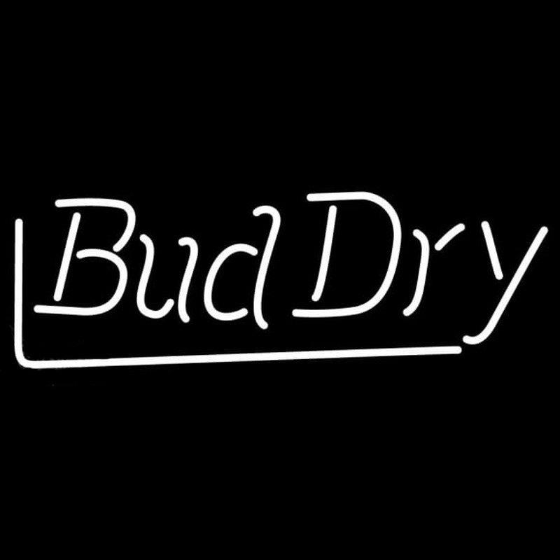 Bud Dry Beer Sign Enseigne Néon