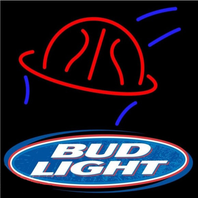 Bud Light Basketball Beer Sign Enseigne Néon