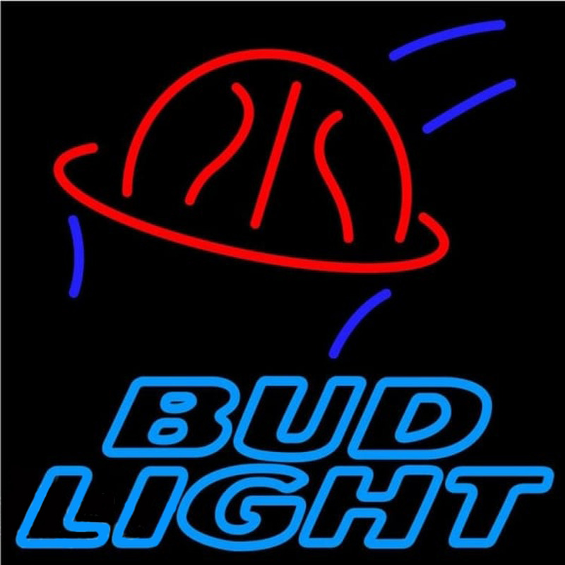 Bud Light Basketball Beer Sign Enseigne Néon