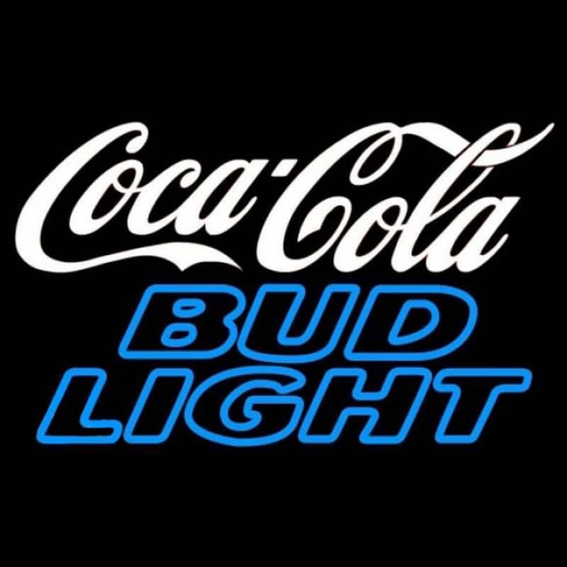 Bud Light Coca Cola White Beer Sign Enseigne Néon