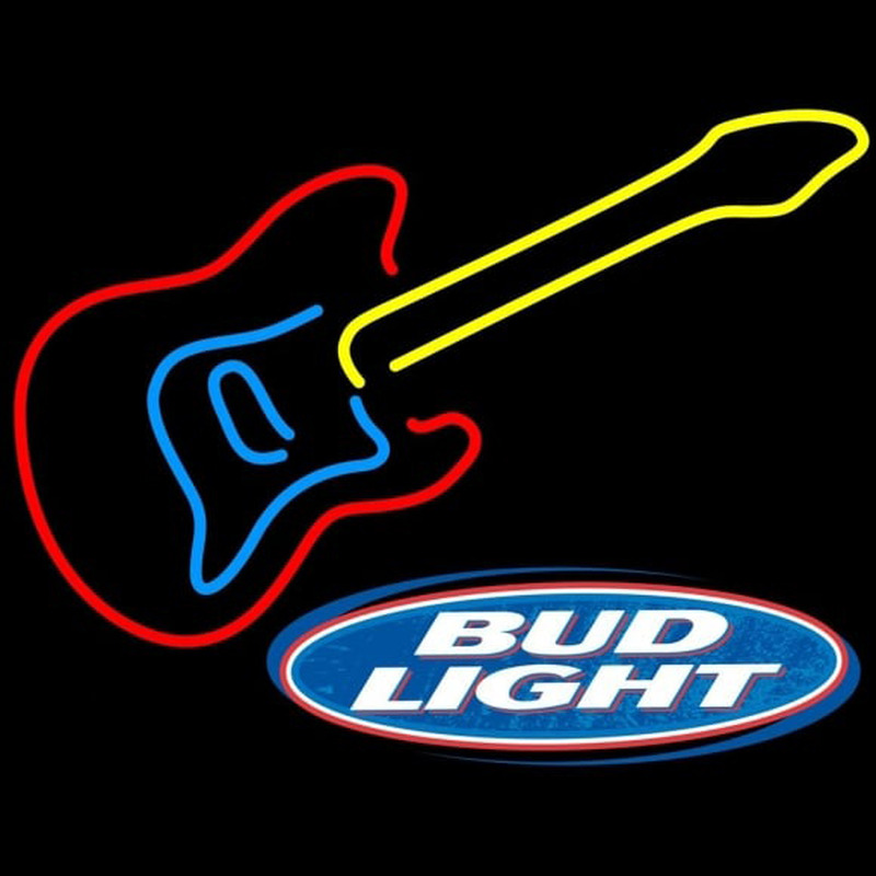 Bud Light Logob Guitar Beer Sign Enseigne Néon