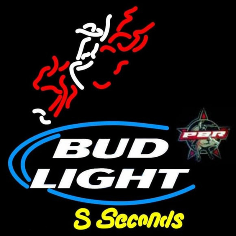 Bud Light Pbr Bull Rider Beer Sign Enseigne Néon