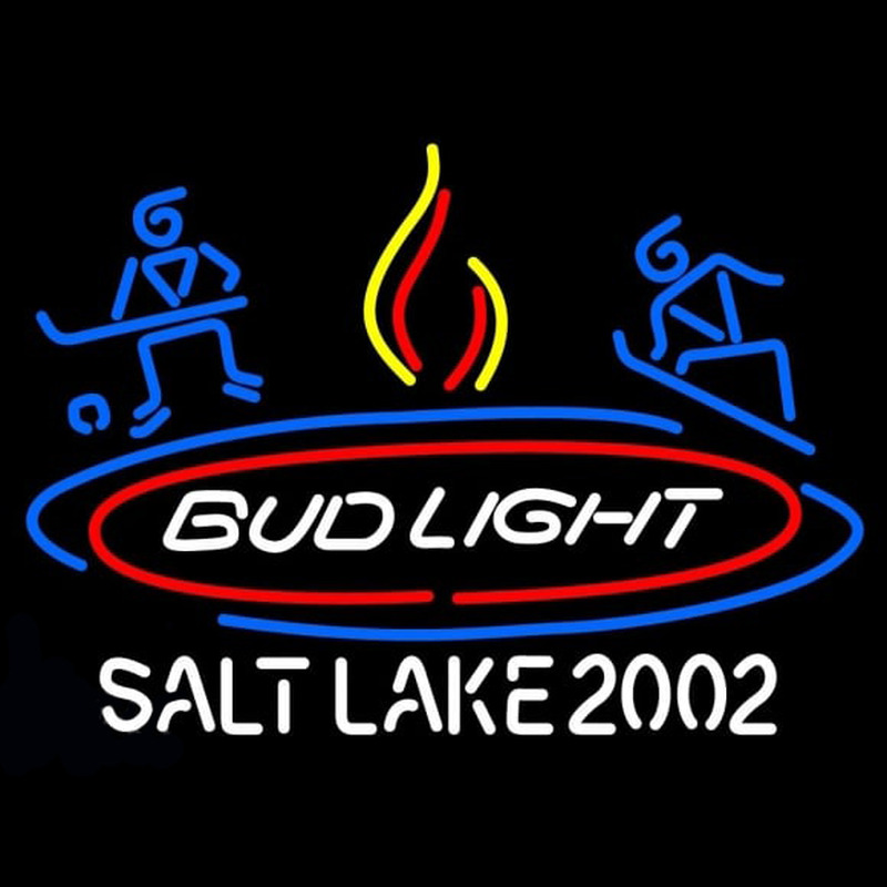 Bud Light Salt Lake 2002 Enseigne Néon