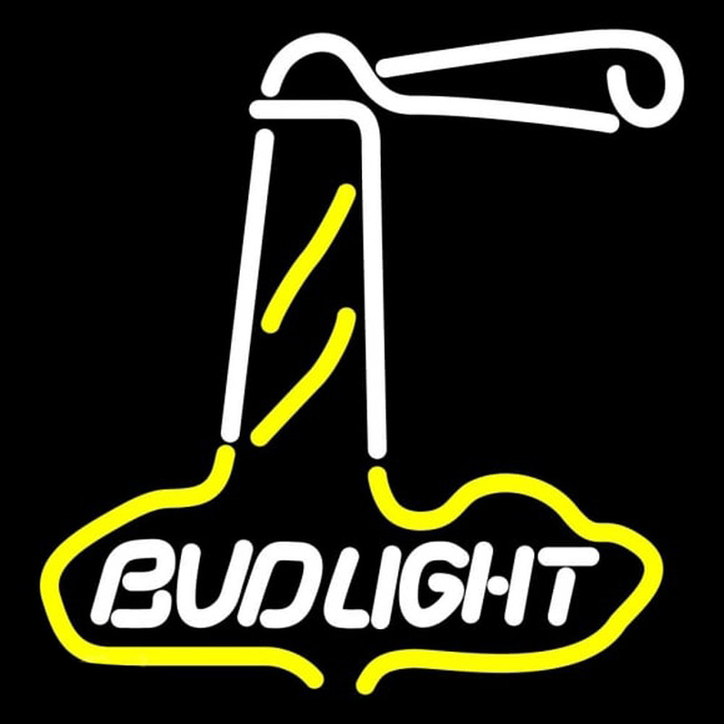 Bud Light Wight Lighthouse Beer Sign Enseigne Néon