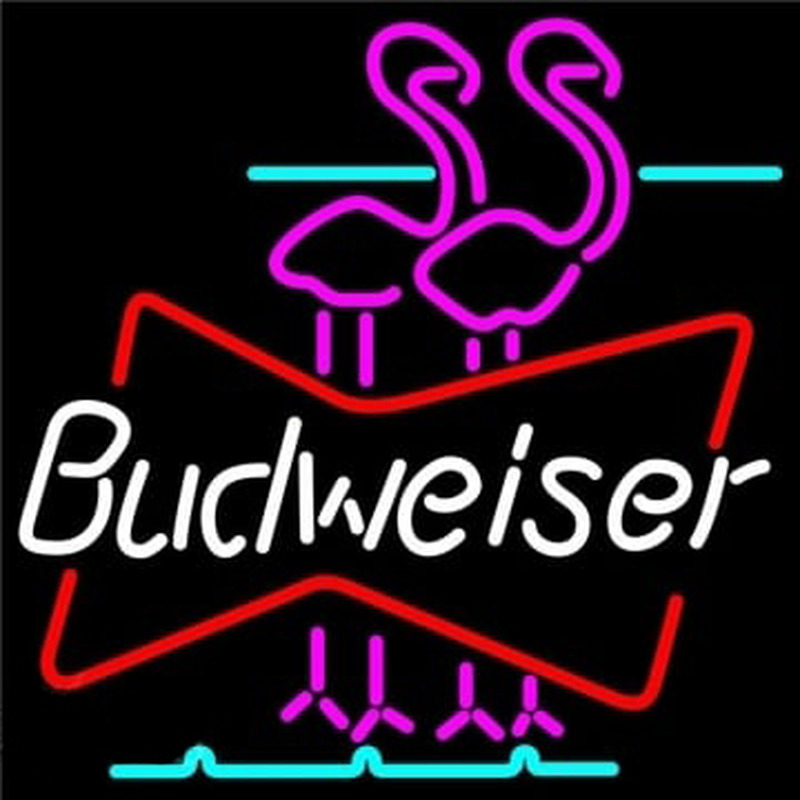 Budweiser Flamingo Enseigne Néon