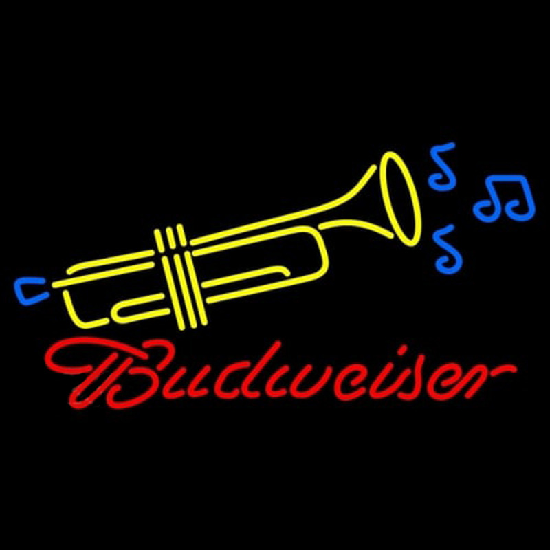Budweiser Trumpet Enseigne Néon