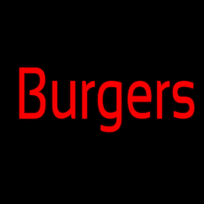 Burgers Enseigne Néon