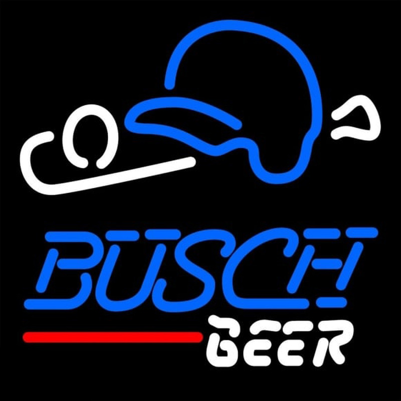 Busch Baseball Beer Sign Enseigne Néon